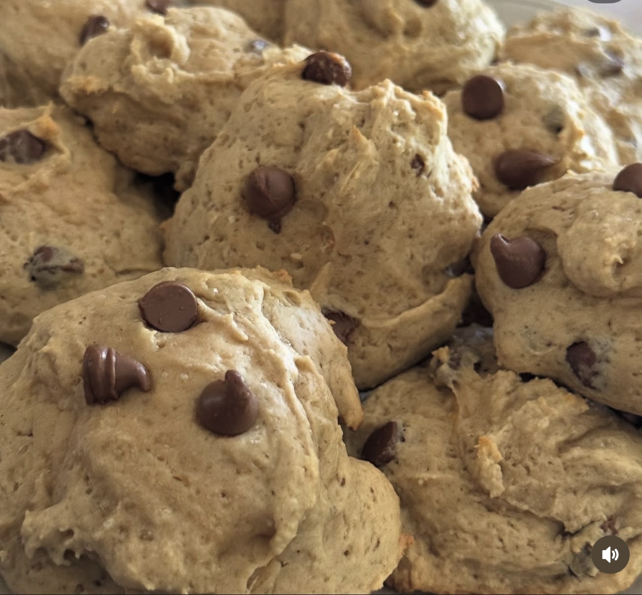Banana chocolate chip cookie