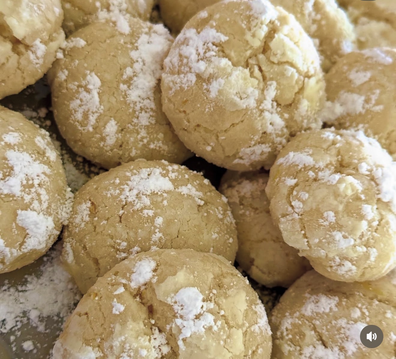 Powdered-sugar cookies